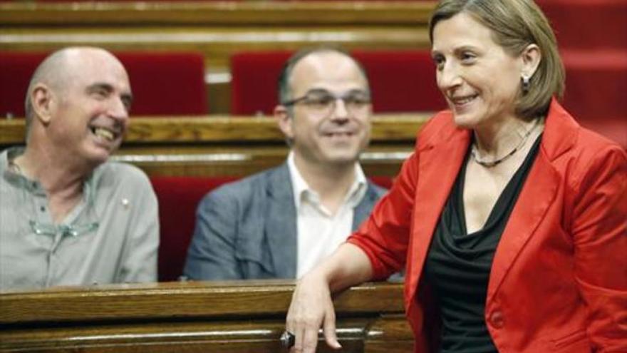 Forcadell recibe la notificación del TC sobre el desafío del Parlament