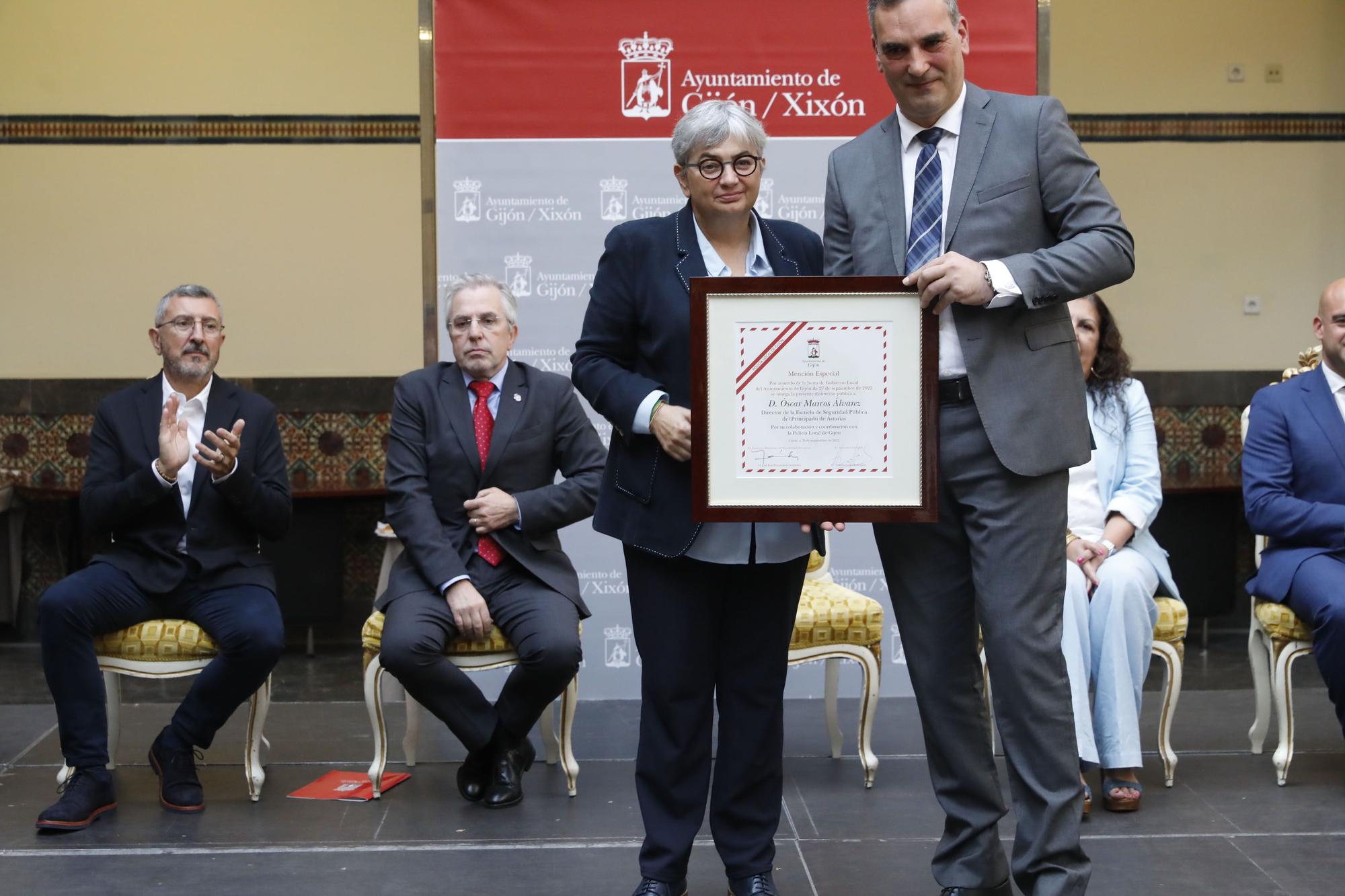 EN IMÁGENES: Así fue la fiesta de la Policía Local de Gijón