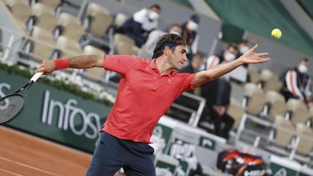 Roger Federer en Roland Garros