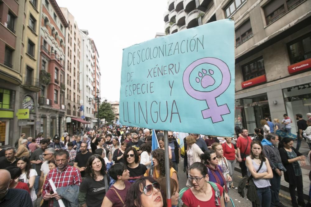 La manifestación, en imágenes