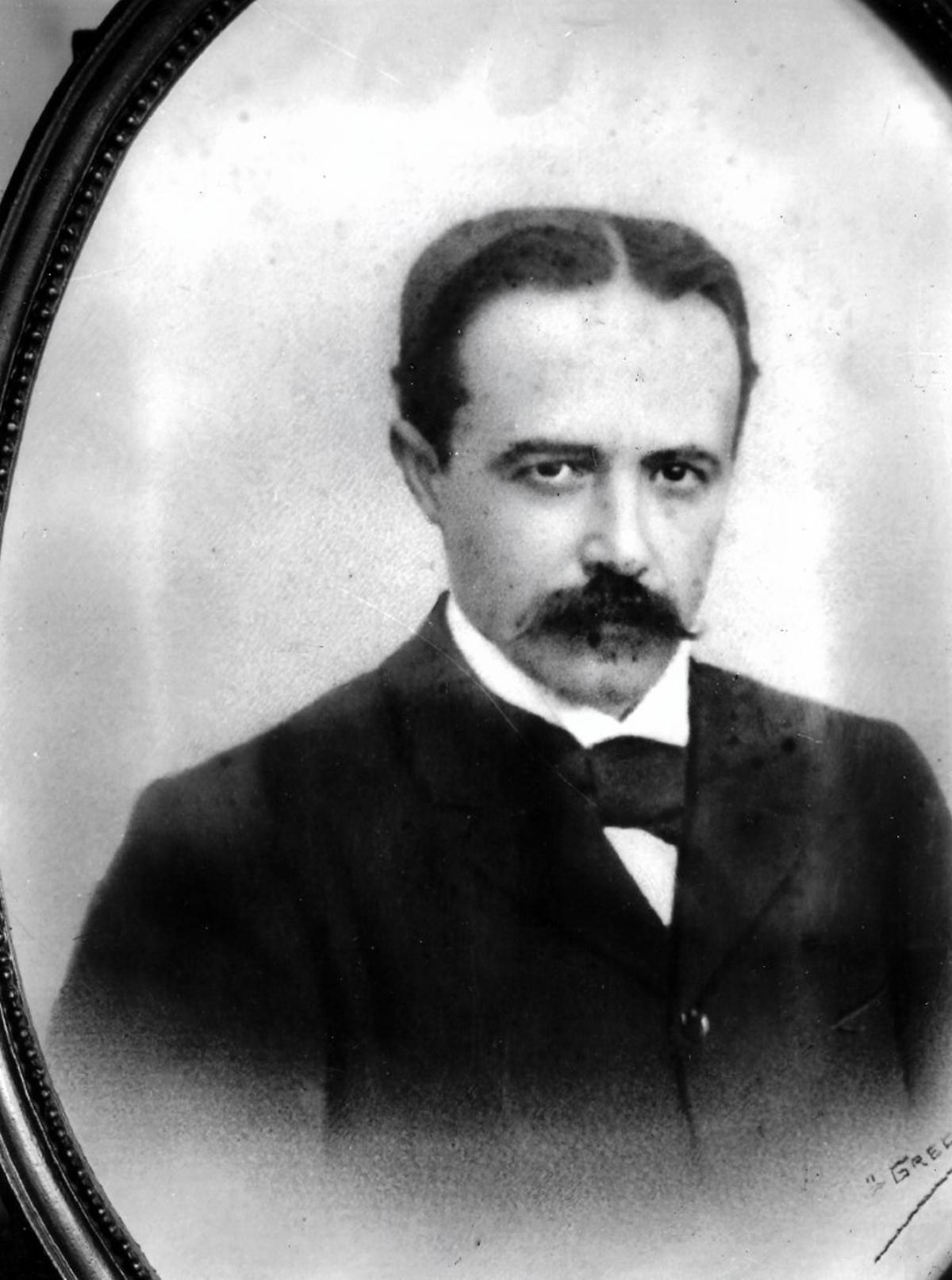 Juan Alonso Cossío hacia 1900. Era sobrino de Pedro Alonso García, primer camerano alcalde de Málaga, y padre del alcalde Pedro Luis Alonso.