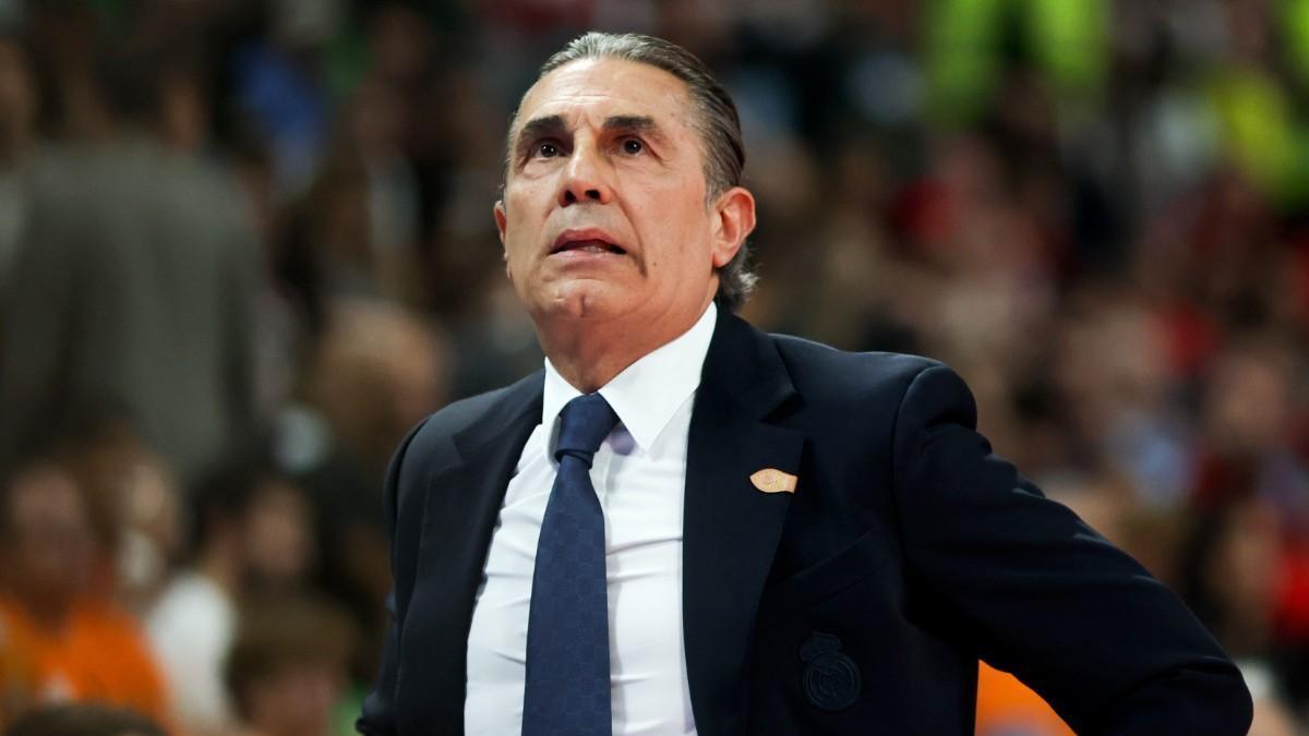 Sergio Scariolo, entrenador del Real Madrid