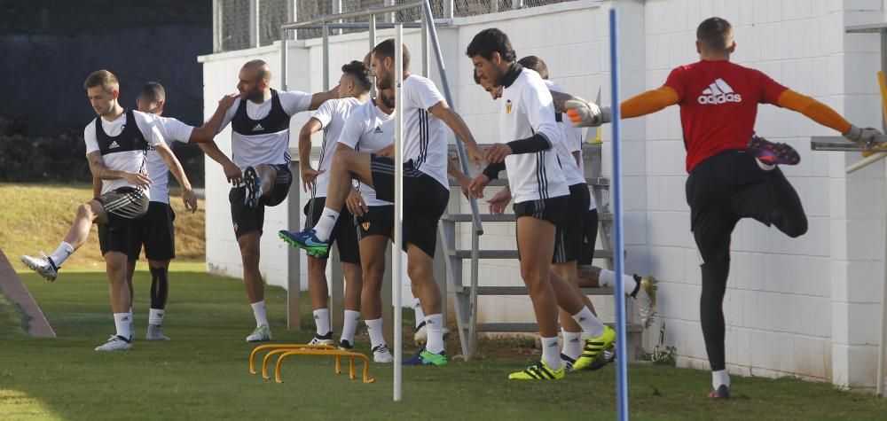 Las mejores fotos del entrenamiento del Valencia CF