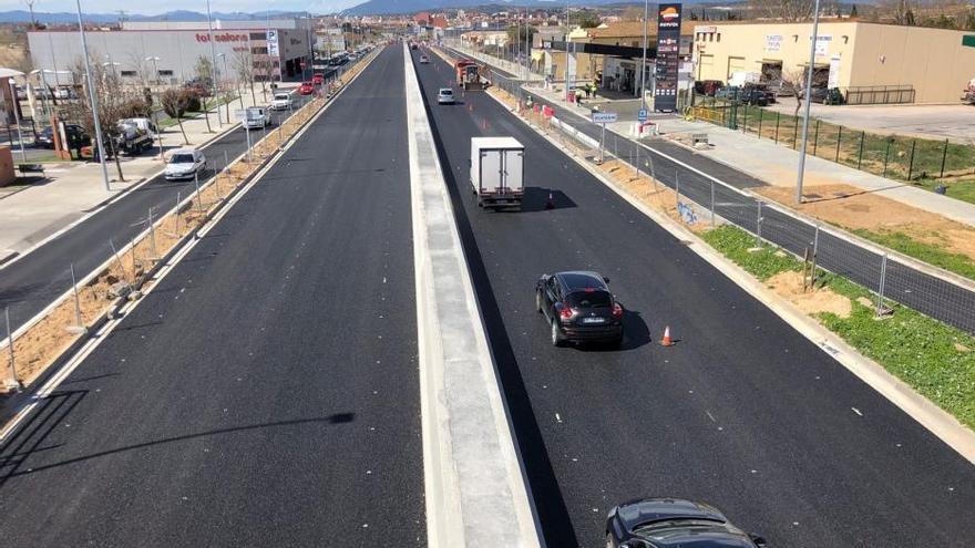 Els vehicles circulant pel tram central