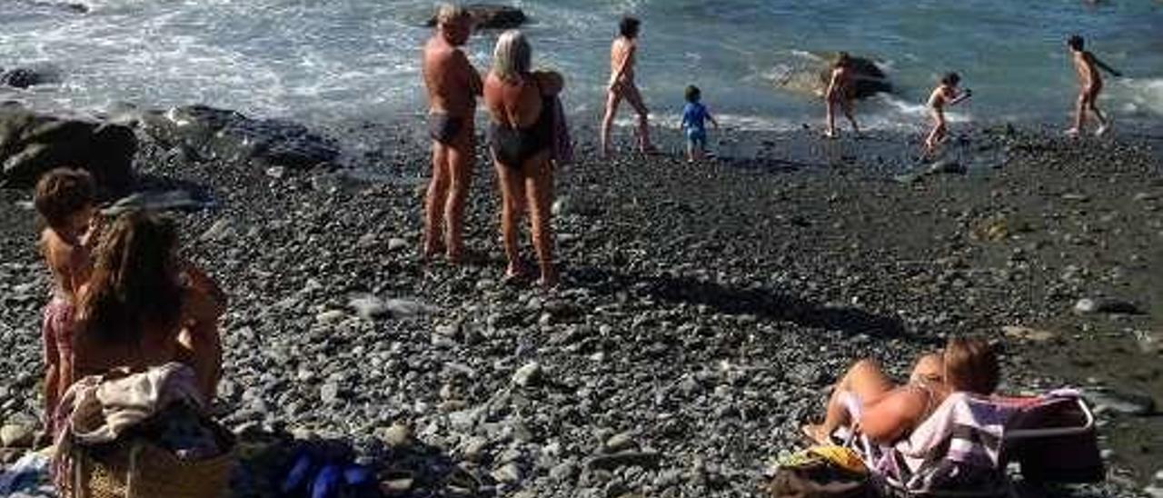 La playa de El Garruncho que pintó Sorolla.