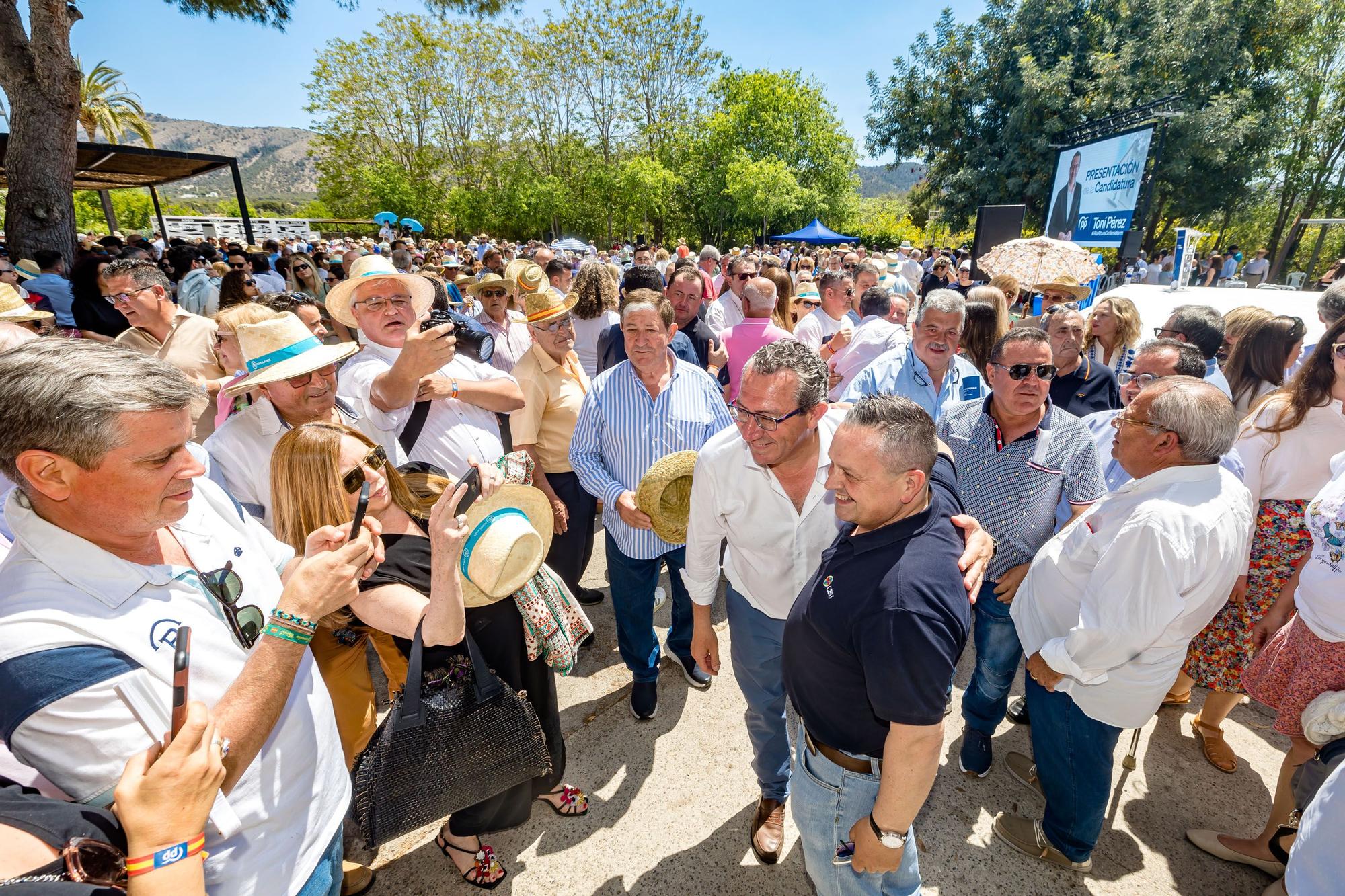 Presentación de la candidatura del Partido Popular de Toni Pérez en Benidorm