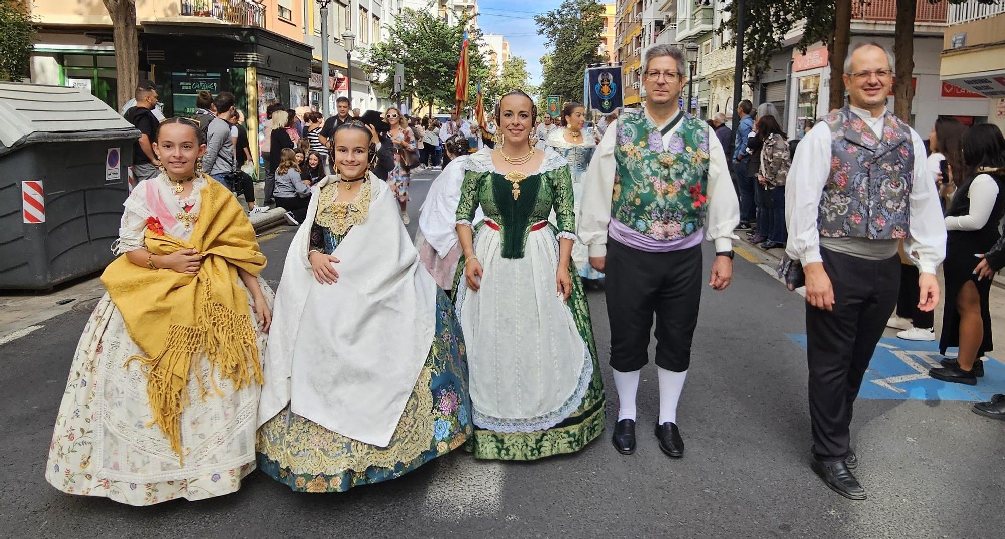 Las comisiones el Marítim, protagonistas en el Homenaje a la Senyera