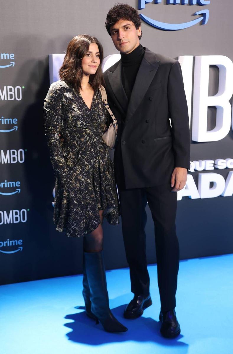 Tomás Páramo and María García de Jaime en el estreno del documental Pombo