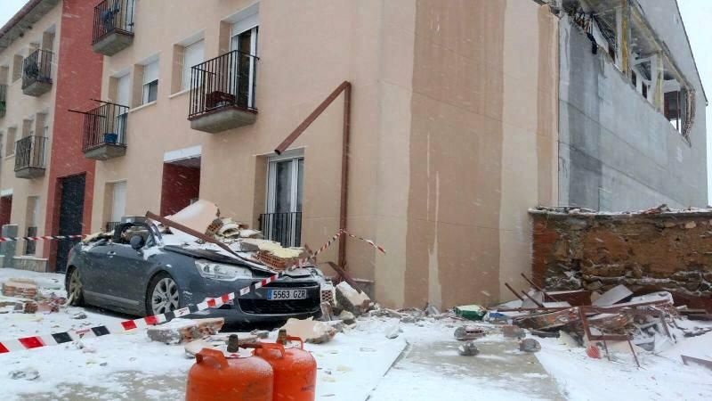 Fotogalería de la explosión de gas en una vivienda de Villarreal de Huerva