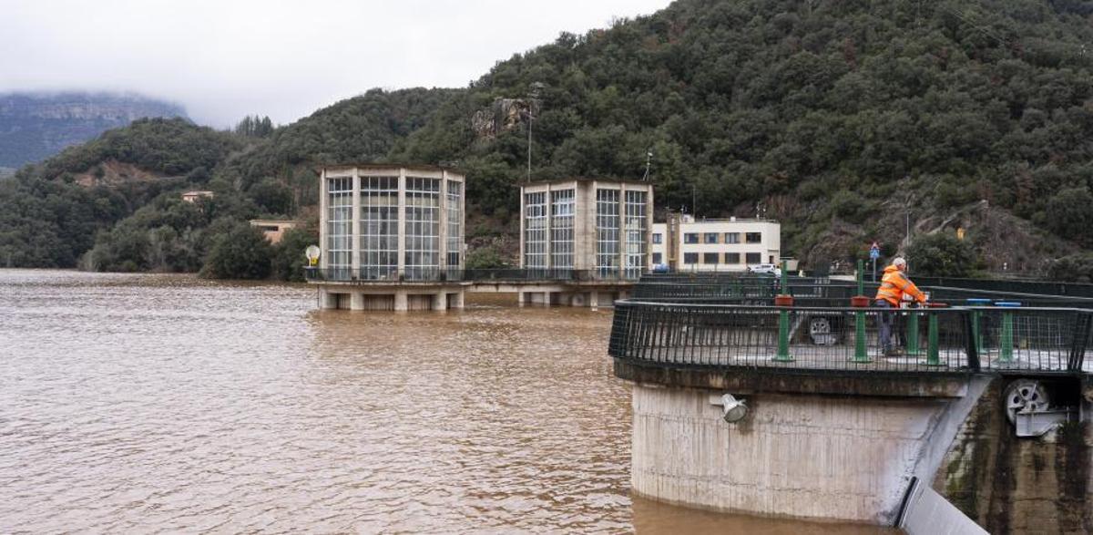 El pantano de Sau, en Catalunya, se encuentra al 97% de su capacidad.