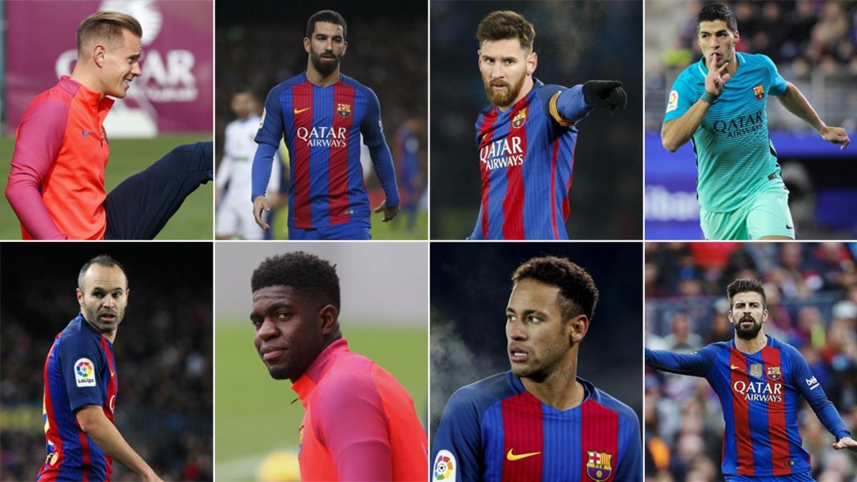 El uno por uno de los jugadores del FC Barcelona tras la primera vuelta