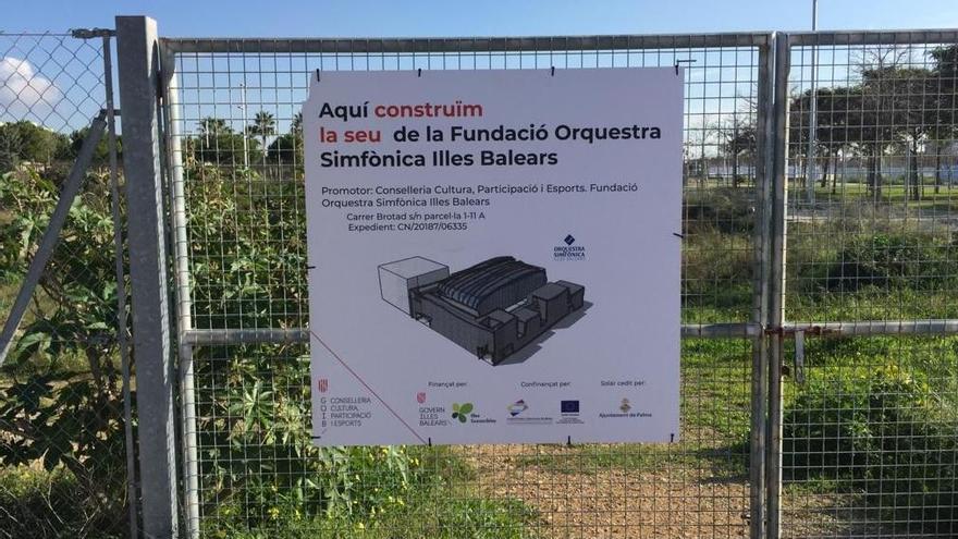 Comienzan las actuaciones en el solar de la futura sede de la Orquesta Simfònica