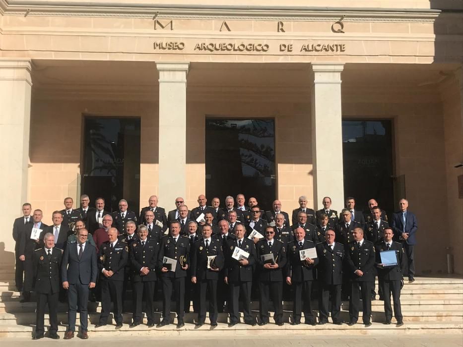 Un momento del acto de la Asociación de Jefes de Policía Local.