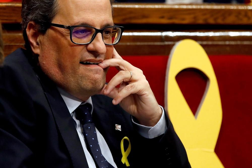 Ple d'investidura de Quim Torra