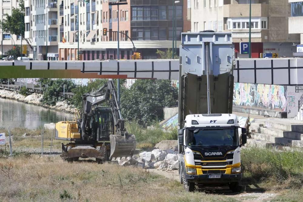 Comienzan los trabajos de demolición del puente del CAC