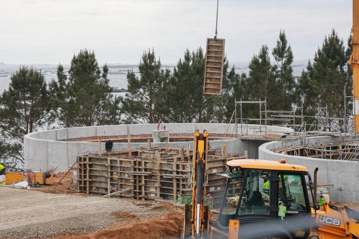 Obras de Acuaes en la EDAR de Niño de Corvo.