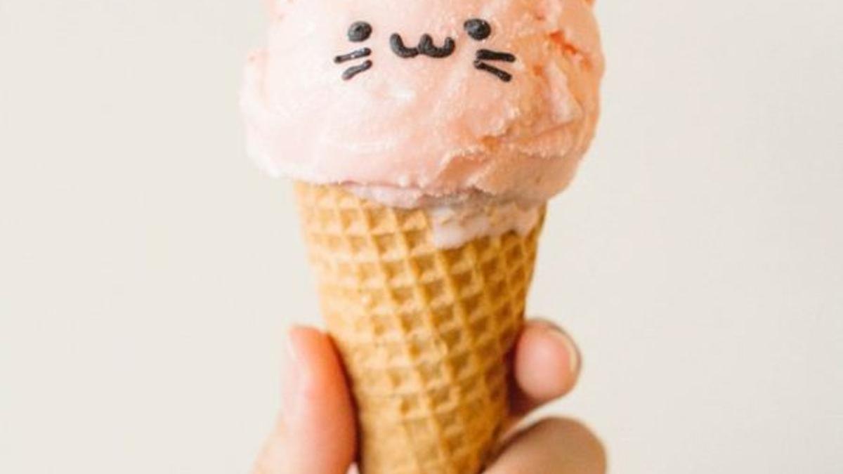 Helado de gatito