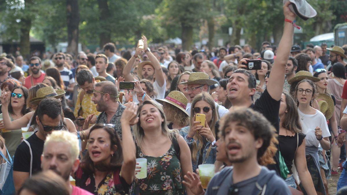 Foto de archivo de un festival PortAmérica en la carballeira de Caldas de Reis.