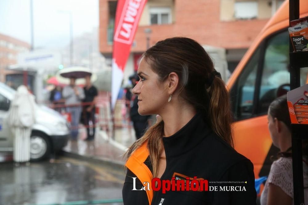 Salida de la Vuelta Ciclista a España desde Lorca