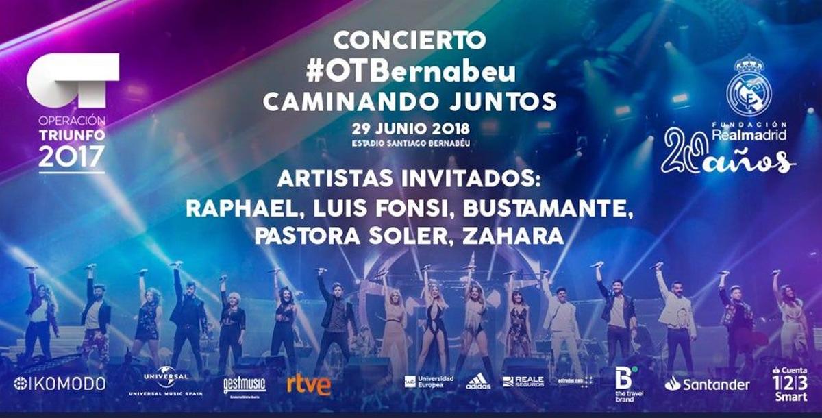 Planes de la semana: concierto de 'operación Triunfo' en el Bernabéu