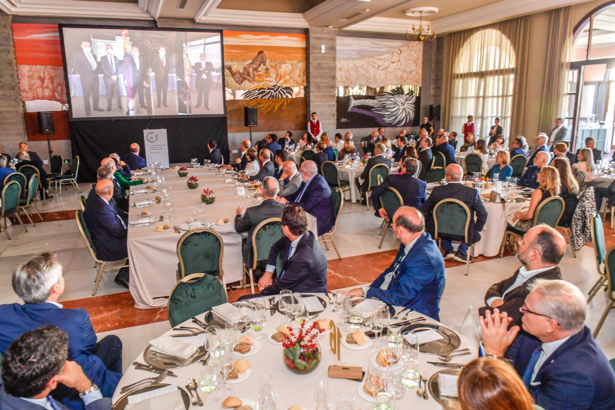 Brindis navideño de la Confederación Canaria de Empresarios