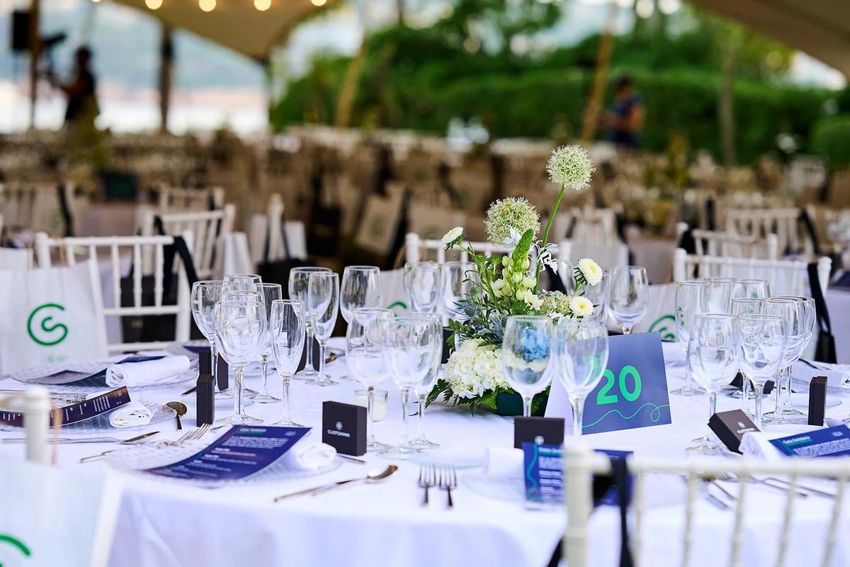 Una imatge de la gala solidària organitzada per l'Associació contra el càncer a Girona.