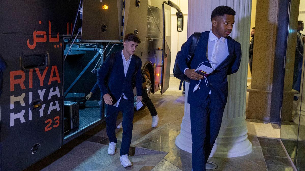 Barcelona have landed in Saudi Arabia for Spanish Super Cup