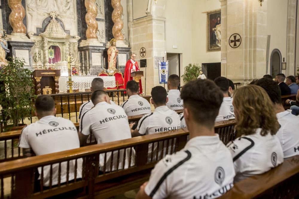 El Hércules visita la Santa Faz