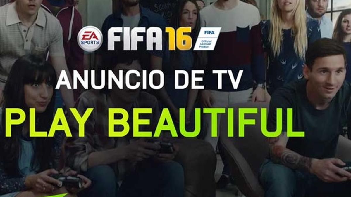 Messi es el protagonista del spot de FIFA 16