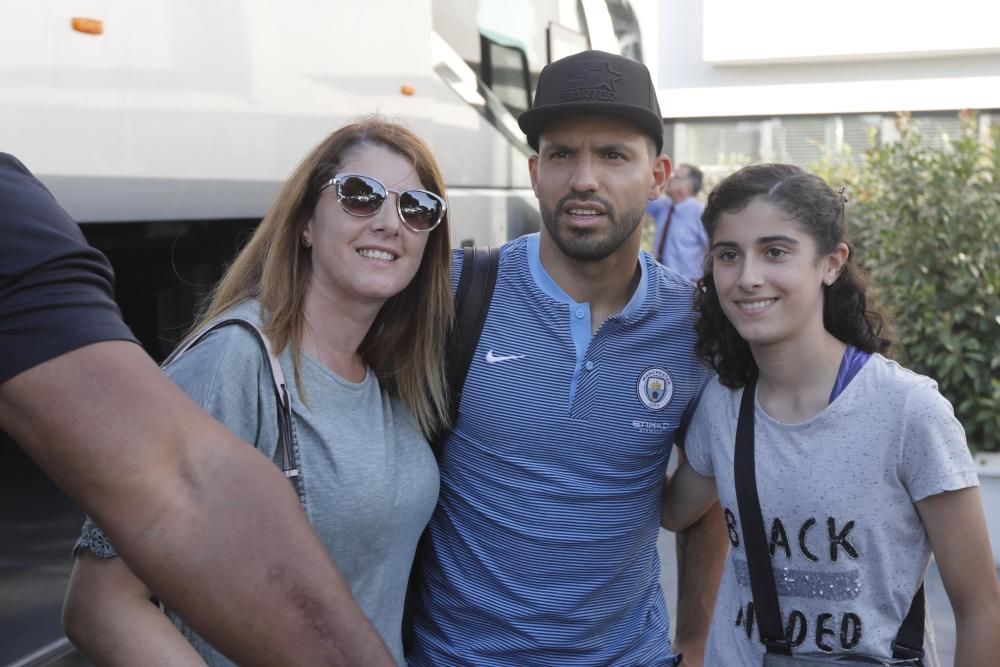 Arribada del Manchester City a Girona