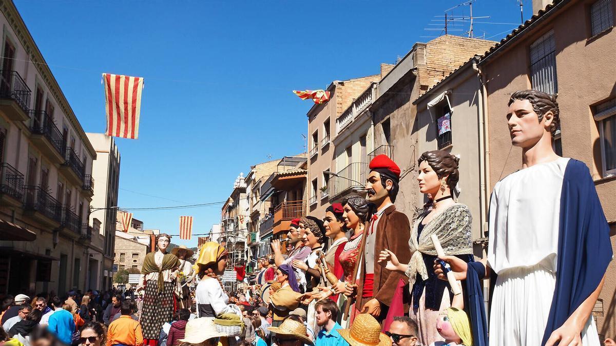 La 16a Trobada de Gegants de la Fira de Rams de Súria, en imatges