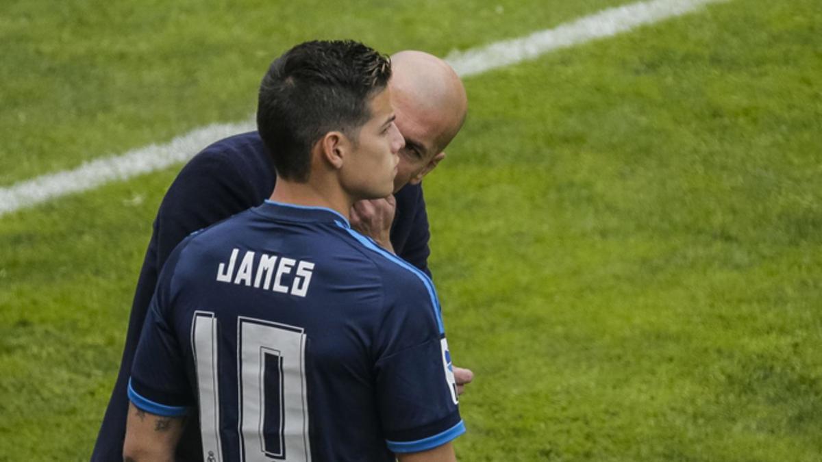 Las relaciones entre James y Zidane no son buenas
