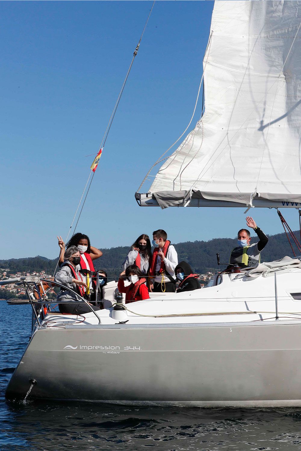 Aulas sobre el agua y libros de viento en la Ría de Vigo