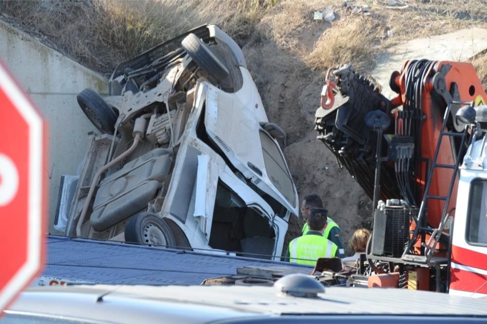 Grave accidente en la autovía Lorca-Águilas