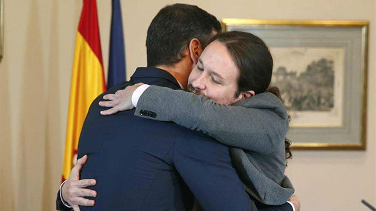 Preacuerdo Sánchez-Iglesias para un Gobierno de coalición en España
