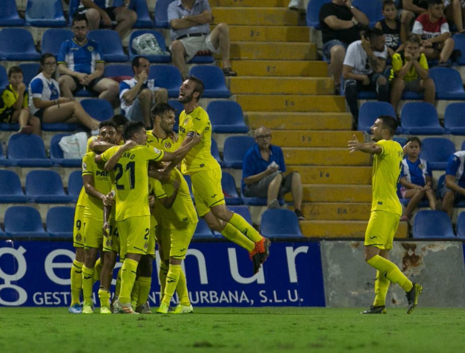 El Hércules genera dudas en su puesta de largo en el Rico Pérez al verse superado por el Villarreal B