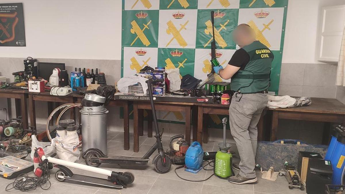 Detenido un hombre de 32 años por numerosos robos en viviendas de Les Alqueries