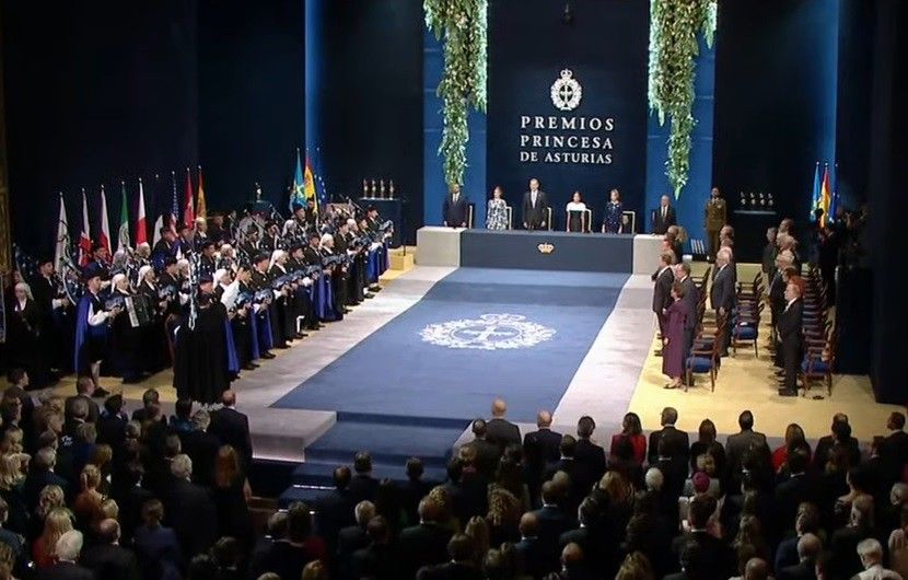 Inicio de la gala de los Premios Princesa de Asturias 2022