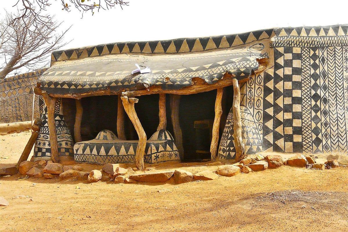 Casa tradicional en Tiébélé