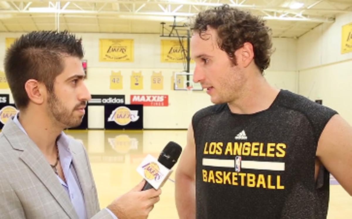Marcelinho Huertas con Los Ángeles Lakers
