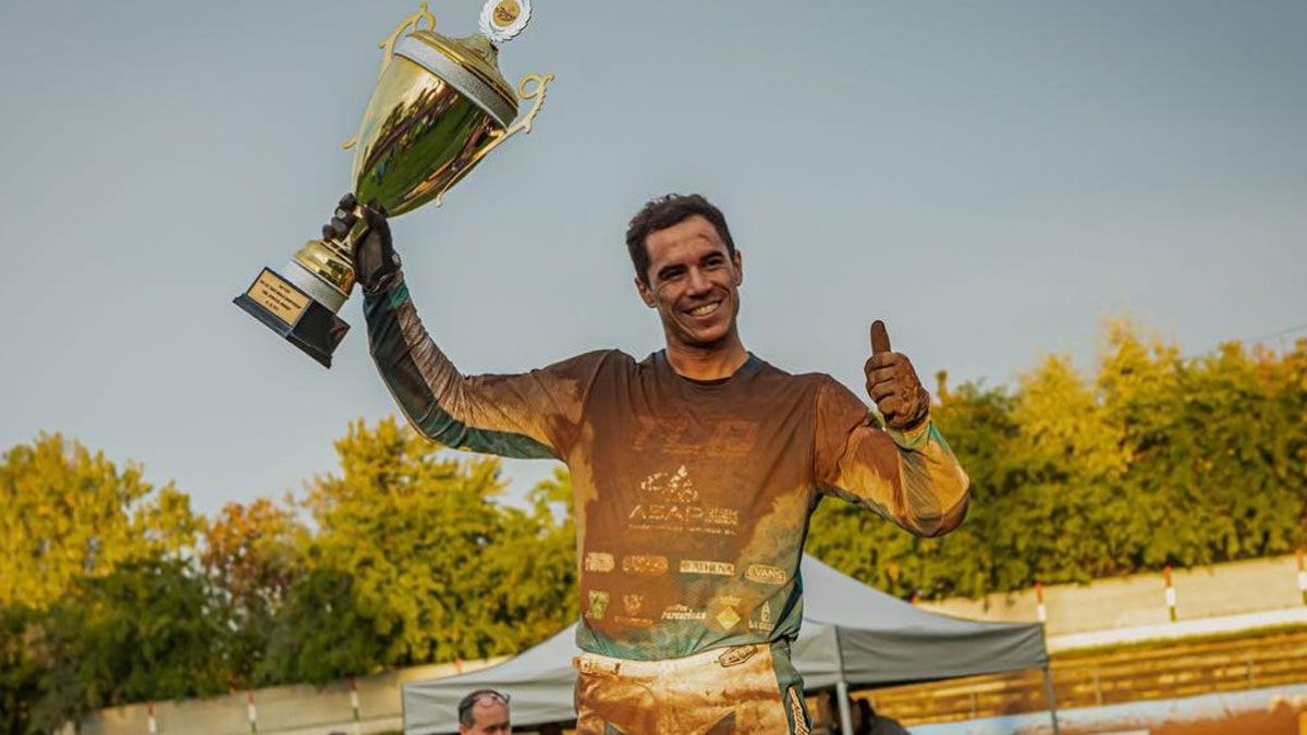 Gerard Bailo, campeón del mundo de Flat Track