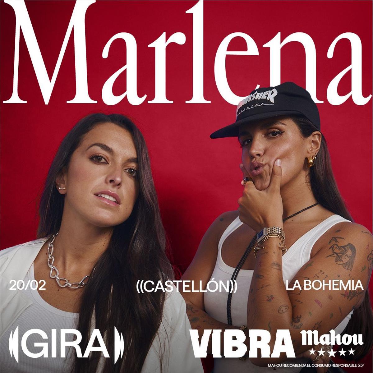 Marlena ha vendido todas sus entradas para el concierto que ofrecerán en La Bohemia esta semana.