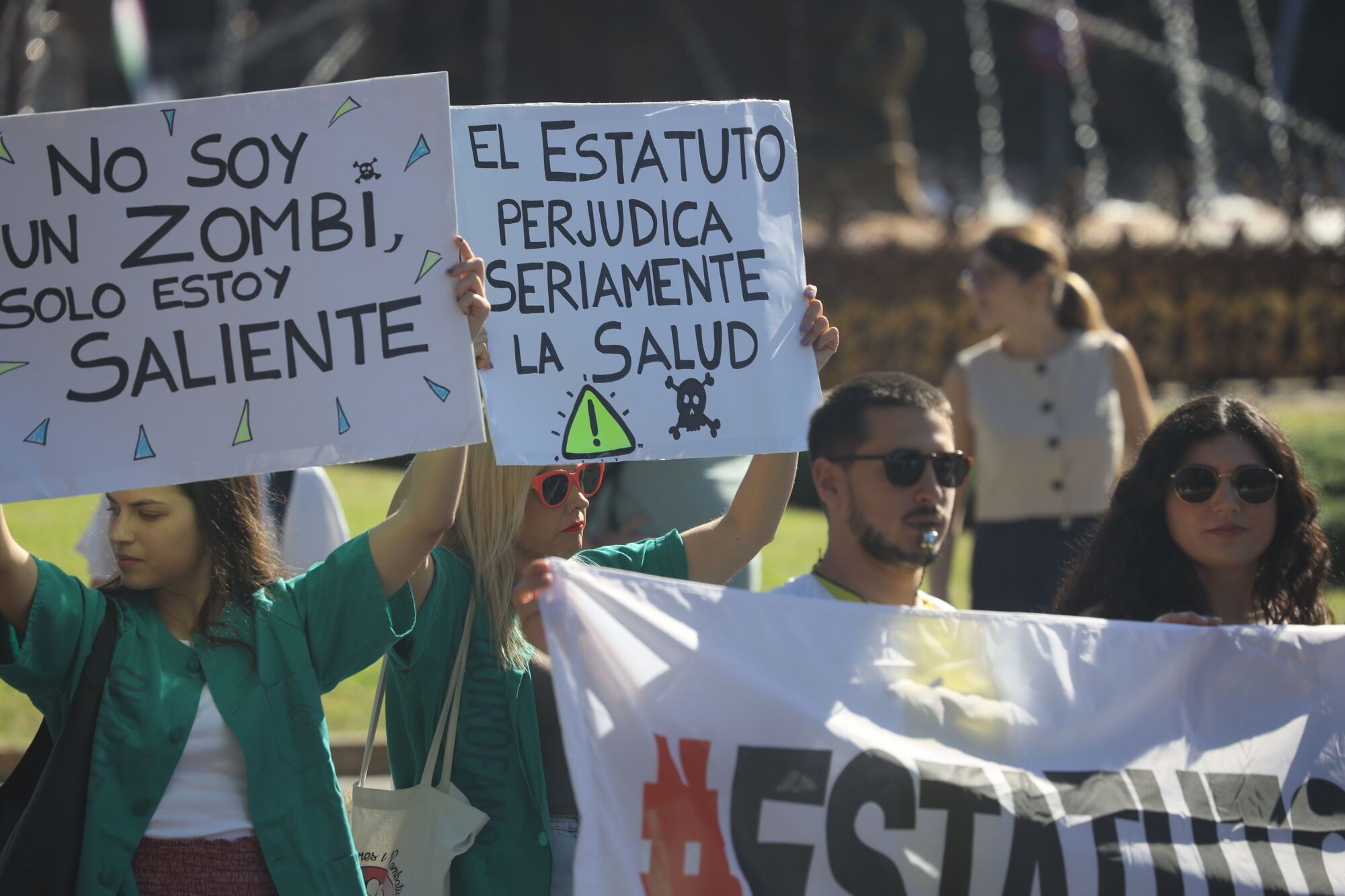 MLG 03-10-2025 Manifestación de la sanidad pública en Málaga.