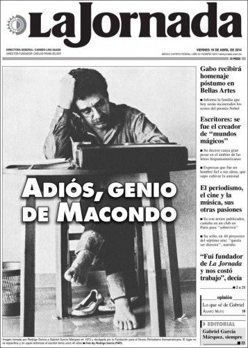 La muerte de García Márquez en la prensa internacional