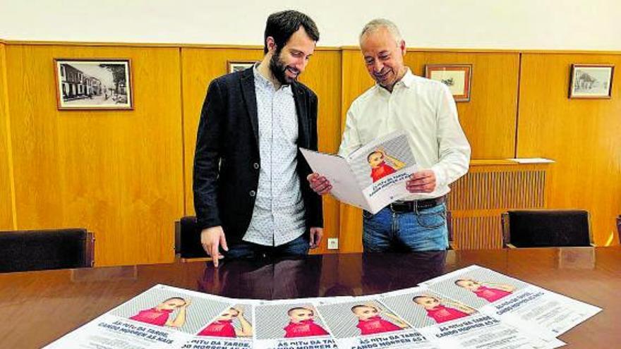 Fran Núñez y Juan Constenla, en la presentación de esta iniciativa.