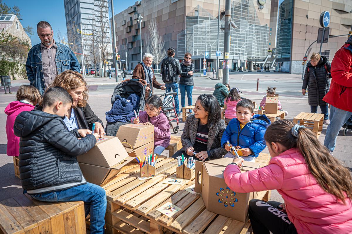 Fiesta de la arquitectura en la masía de Can Valent de Barcelona, tras su rehabilitación.