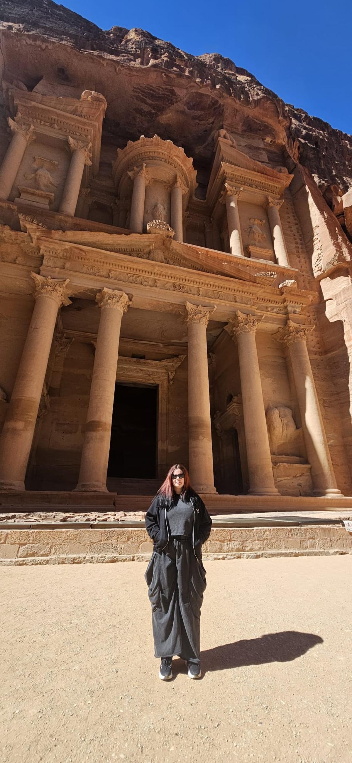 Yael, estos días en Jordania