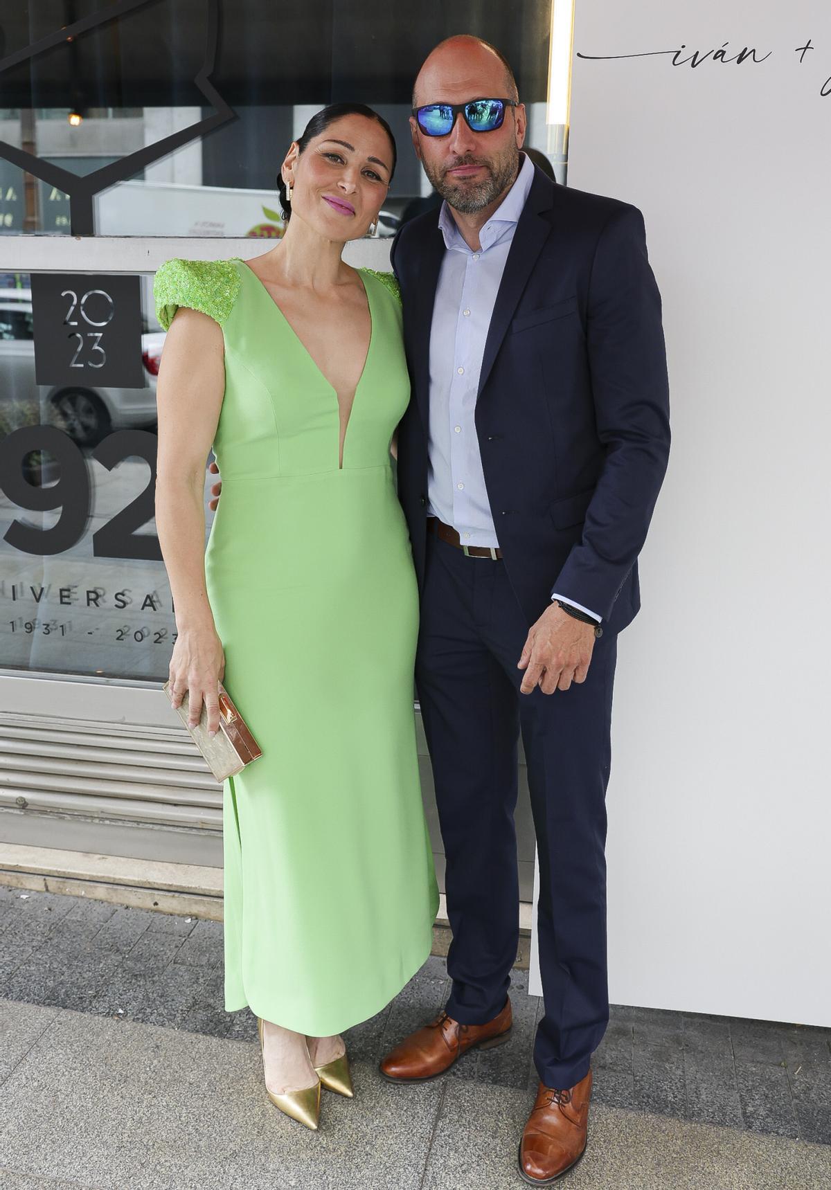 Rosa López con su ahora expareja, Iñaki García