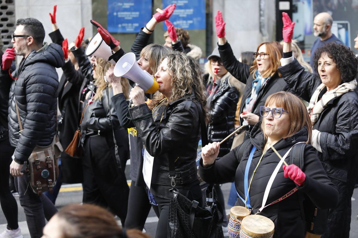 EN IMÁGENES: Así fue la manifestación de autónomos asturianos en Oviedo