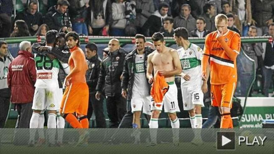 El Valencia perdió el derbi autonómico frente al Elche